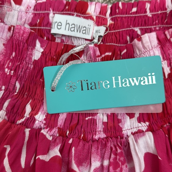 TIARE HAWAII X FashionPass OLIVIA SKIRT In Fiji Flowers Pink Size XS/S & M/L NWT - Picture 9 of 9